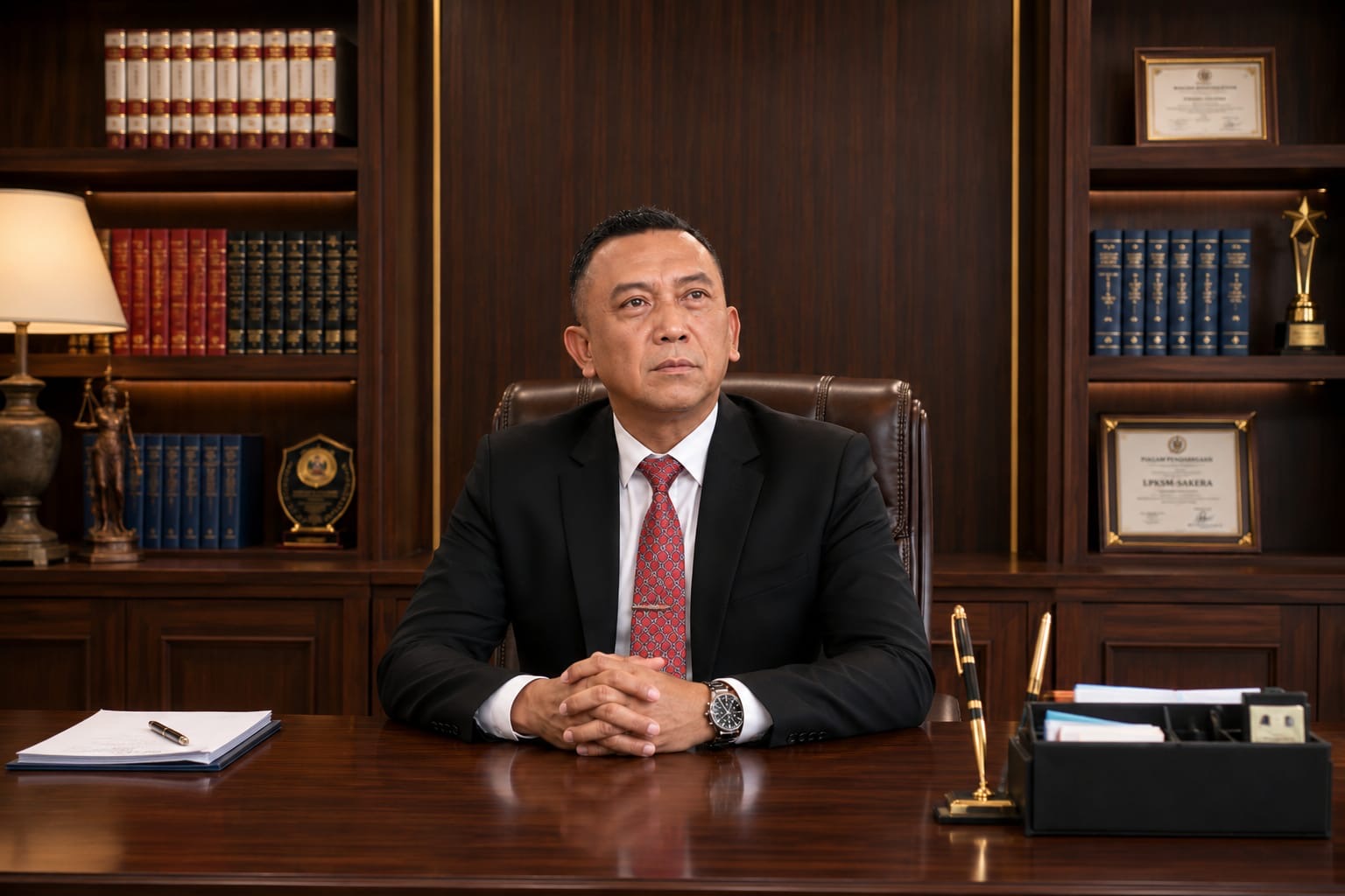 H. MUHAMMAD ROMLI, S.H., MENYATAKAN KEPRIHATINAN YANG MENDALAM ATAS PERISTIWA PEMBUNUHAN YANG TERJADI DI AREA PARKIR BANDARA JUANDA.